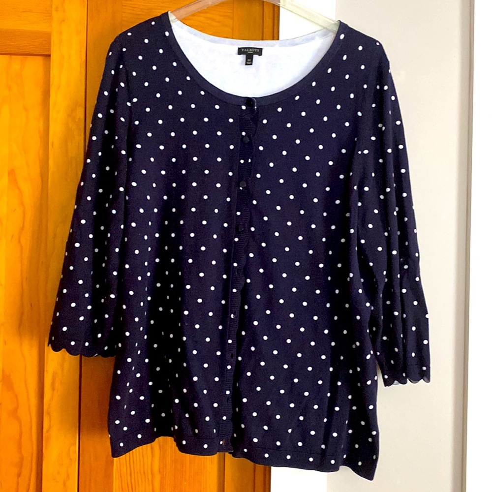Talbots Button Down Sweater